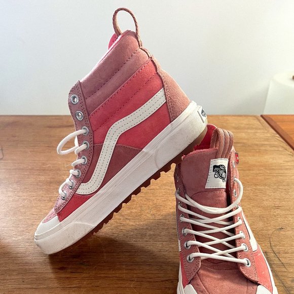 Vans Pink High Tops - Picture 1 of 5